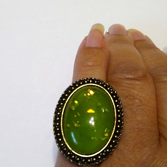 Jewelry - New Green  Fashion Adjustable  Ring
